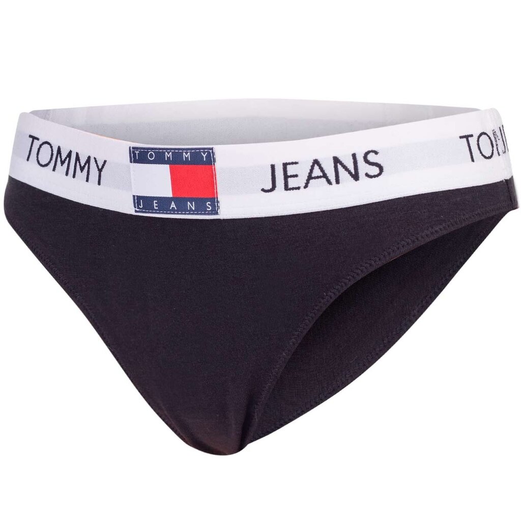 Kelnaitės moterims Tommy Hilfiger Jeans, juodos kaina ir informacija | Kelnaitės | pigu.lt