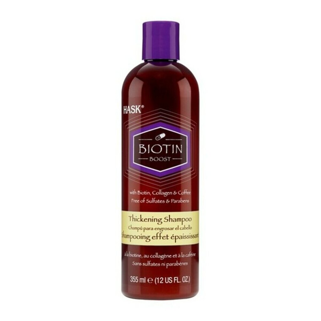 Apimties suteikiantis šampūnas Hask Thickening Shampoo, 355 ml kaina ir informacija | Šampūnai | pigu.lt