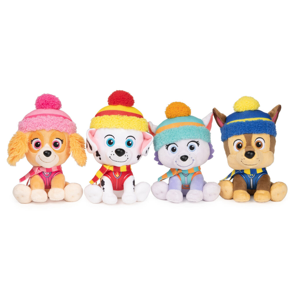 Pliušinis žaislas Spinmaster Paw Patrol (Šunyčiai patruliai) winter, 15 cm цена и информация | Minkšti (pliušiniai) žaislai | pigu.lt