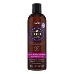 Šampūnas garbanotiems plaukams Hask Curl Care, 355 ml kaina ir informacija | Šampūnai | pigu.lt