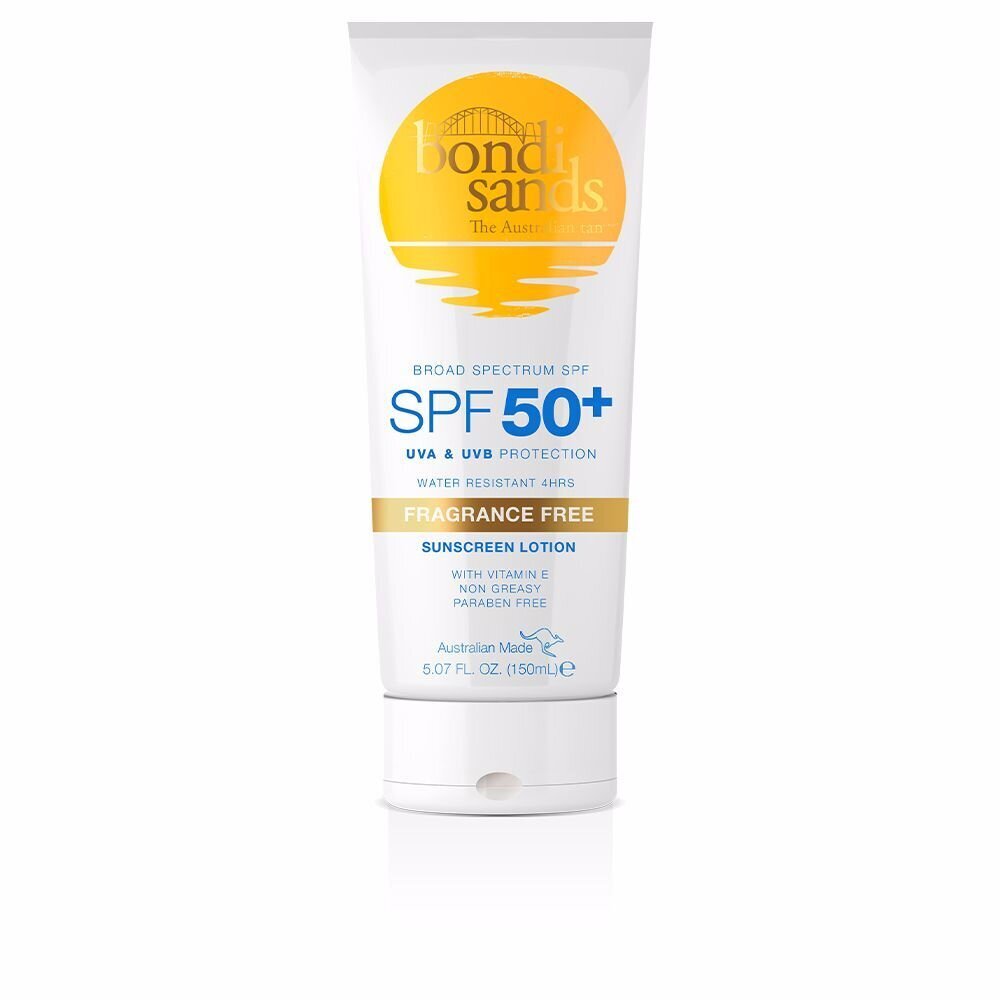 Kremas nuo saulės Bondi Sands SPF 50+ Fragrance Free Body Sunscreen Lotion, 150 ml kaina ir informacija | Kremai nuo saulės | pigu.lt