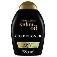 OGX Hydrate & Defrizz + Kukui Oil Conditioner кондиционер против вьющихся волос 385 мл цена и информация | Бальзамы, кондиционеры | pigu.lt