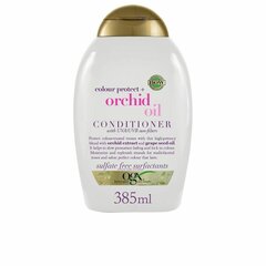 Spalvą saugantis plaukų kondicionierius OGX Colour Protect + Orchid Oil, 385 ml kaina ir informacija | Šampūnai | pigu.lt
