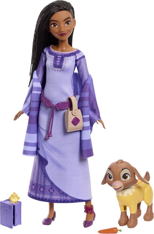 Lėlės Disney Princess Wish Ashos ir jos draugo rinkinys kaina ir informacija | Žaislai mergaitėms | pigu.lt