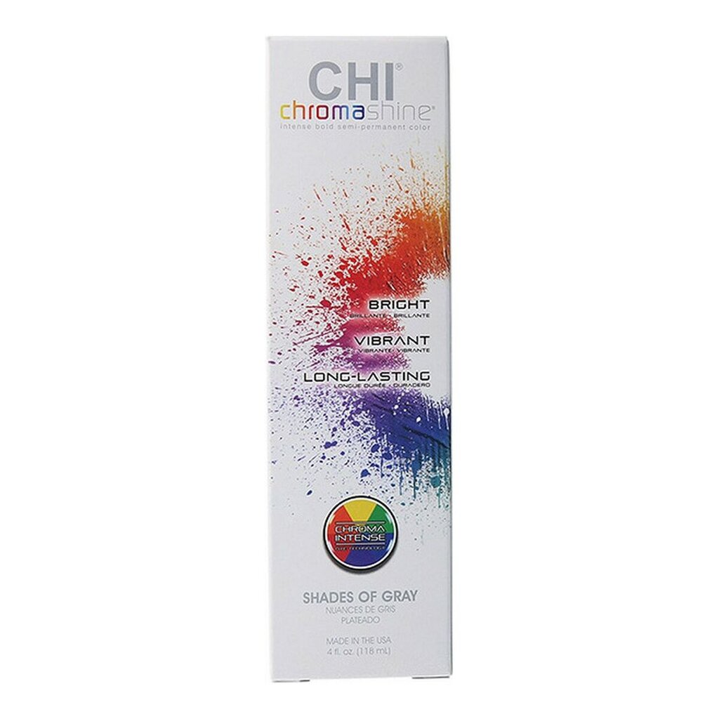 Ilgalaikiai dažai Chi Chroma Shine Farouk Shades of Gray, 118 ml kaina ir informacija | Plaukų dažai | pigu.lt