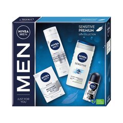 Подарочный набор косметики для мужчин Nivea Set Men Sensitive Premium цена и информация | Косметика и средства для бритья | pigu.lt