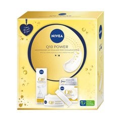 Подарочный косметический набор для женщин Nivea set Q10 Power: дневной крем против морщин SPF15, 50мл + крем под глаза, 15мл цена и информация | Кремы для лица | pigu.lt