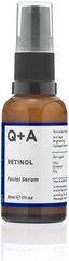 Veido serumas su retinoliu Q+A Retinol 0.2% Facial Serum moterims, 30 ml цена и информация | Сыворотки для лица, масла | pigu.lt