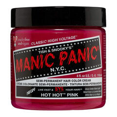 Ilgalaikiai dažai Classic Manic Panic Hot Hot Pink, 118 ml цена и информация | Краска для волос | pigu.lt