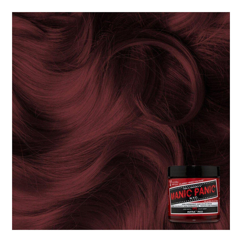 Plaukų dažai Classic Manic Panic Infra Red, 118 ml цена и информация | Plaukų dažai | pigu.lt