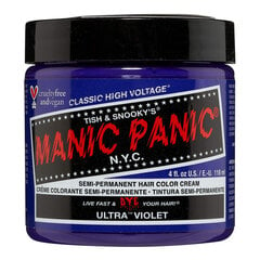 Постоянная краска Classic Manic Panic Ultra Violet (118 ml) цена и информация | Краска для волос | pigu.lt