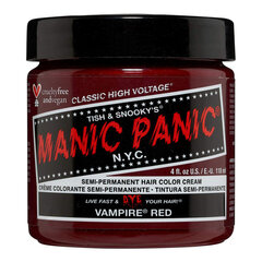 Pusiau ilgalaikiai plaukų dažai Manic Panic Classic Vampire Red, 118 ml цена и информация | Краска для волос | pigu.lt