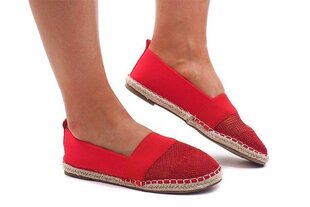 Espadrilės moterims Gemre GRM2231, raudonos цена и информация | Женские туфли | pigu.lt