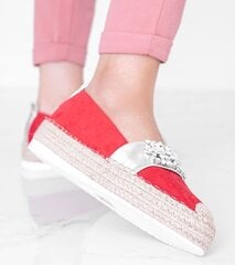 Espadrilės moterims GRM11584.2681, raudonos kaina ir informacija | Bateliai moterims  | pigu.lt