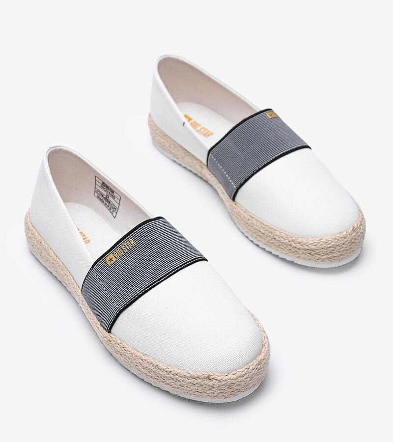 Espadrilės moterims Big Star GRM118112681, baltos kaina ir informacija | Bateliai moterims  | pigu.lt