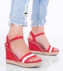 Espadrilės moterims Gemre GRM11940.2681, raudonos цена и информация | Женские туфли | pigu.lt