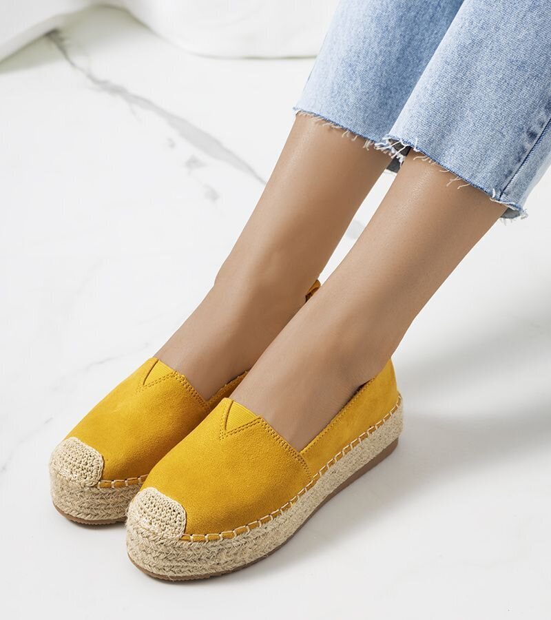 Espadrilės moterims Rhianne Gemre GRM15841.2681, geltonos kaina ir informacija | Bateliai moterims  | pigu.lt