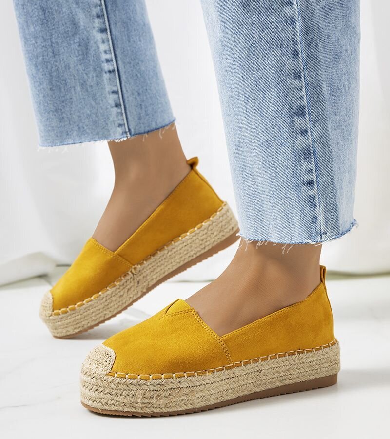 Espadrilės moterims Rhianne Gemre GRM15841.2681, geltonos kaina ir informacija | Bateliai moterims  | pigu.lt