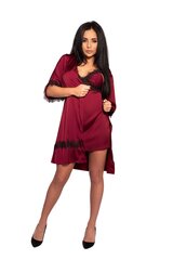 Chalatas moterims Livia Corsetti Fashion LKK142658.1906, raudonas цена и информация | Женские халаты | pigu.lt