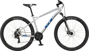 Hibridinis dviratis GT Aggressor Expert 27.5", pilkas kaina ir informacija | Dviračiai | pigu.lt