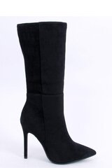 Ilgaauliai batai moterims Inello LKK174525.2683, juodi kaina ir informacija | Aulinukai, ilgaauliai batai moterims | pigu.lt