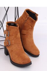 Aulinukai moterims Inello LKK136848.2683, rudi kaina ir informacija | Aulinukai, ilgaauliai batai moterims | pigu.lt