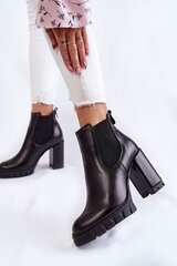 Aulinukai moterims Step In Style LKK173759.2683, juodi kaina ir informacija | Aulinukai, ilgaauliai batai moterims | pigu.lt