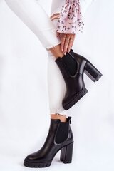 Aulinukai moterims Step In Style LKK173759.2683, juodi цена и информация | Женские ботинки | pigu.lt