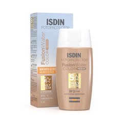 Apsauga nuo saulės su spalva Isdin Fusion Water Spf 50 Medium, 50 ml kaina ir informacija | Kremai nuo saulės | pigu.lt