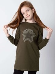 Кардиган с нашивками для девочек Gulliver, зеленый цена и информация | Рубашки для девочек | pigu.lt