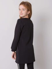 Megztinis mergaitėms, juodas kaina ir informacija | Marškinėliai mergaitėms | pigu.lt