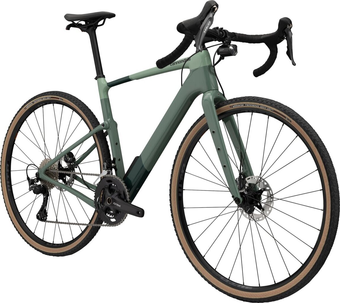 Dviratis Cannondale Topstone Carbon 21", žalias kaina ir informacija | Dviračiai | pigu.lt