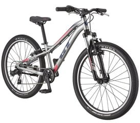 Vaikiškas dviratis GT Stomper Prime 24", pilkas цена и информация | Велосипеды | pigu.lt
