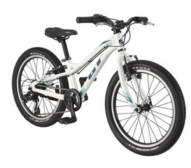 Vaikiškas dviratis GT Stomper Ace 20", baltas kaina ir informacija | Dviračiai | pigu.lt