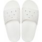 Šlepetės moterims Crocs Classic Slide W 206121 100, baltos цена и информация | Šlepetės moterims | pigu.lt