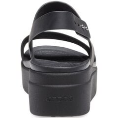 Basutės moterims Crocs Brooklyn W 206453 060, juodos цена и информация | Женские босоножки | pigu.lt