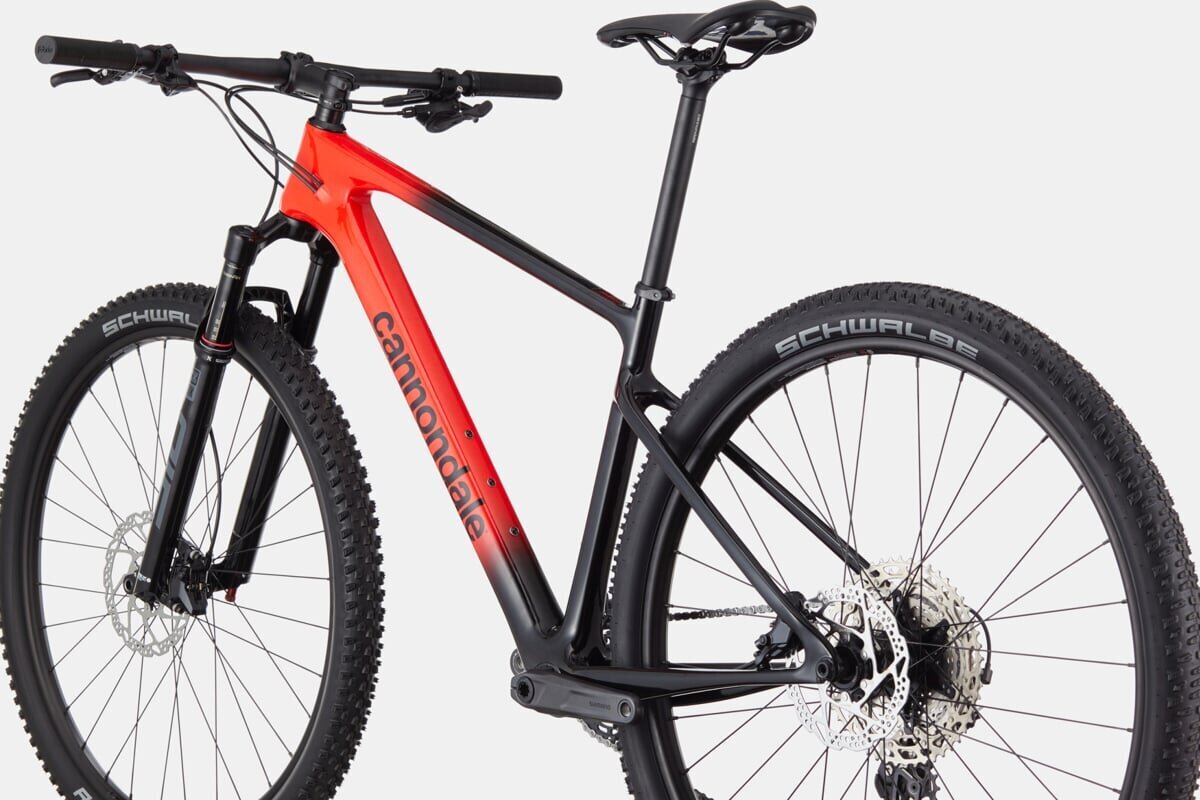 Kalnų dviratis Cannondale Scalpel Ht Carbon 4 29", raudonas kaina ir informacija | Dviračiai | pigu.lt