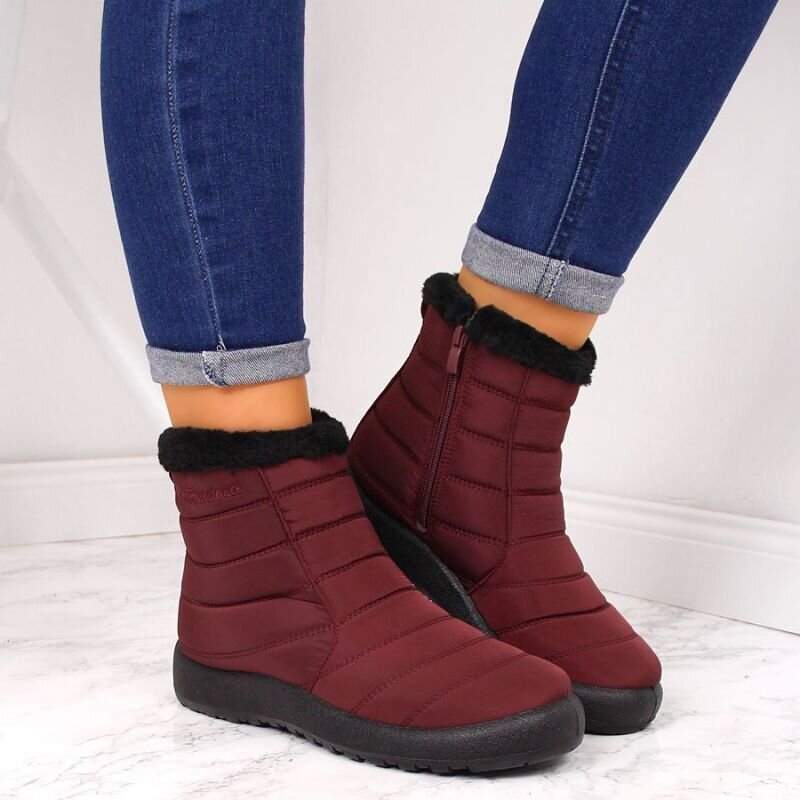 Sniego batai moterims News Sw747223.2683, raudoni kaina ir informacija | Aulinukai, ilgaauliai batai moterims | pigu.lt