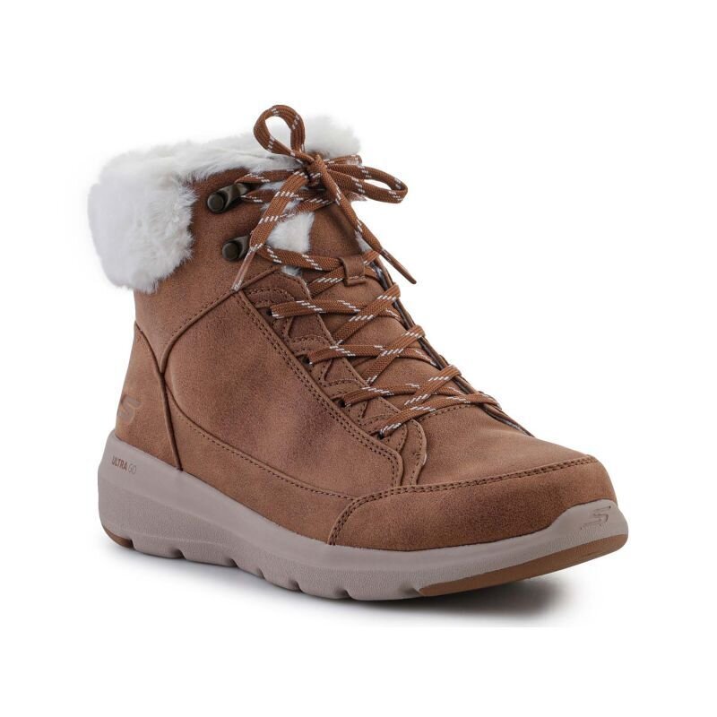 Žieminiai batai moteirms Skechers SW880919.8102, rudi kaina ir informacija | Aulinukai, ilgaauliai batai moterims | pigu.lt