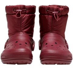 Aulinukai moterims Crocs Classic Lined W 206630 612, raudoni цена и информация | Женские ботинки | pigu.lt