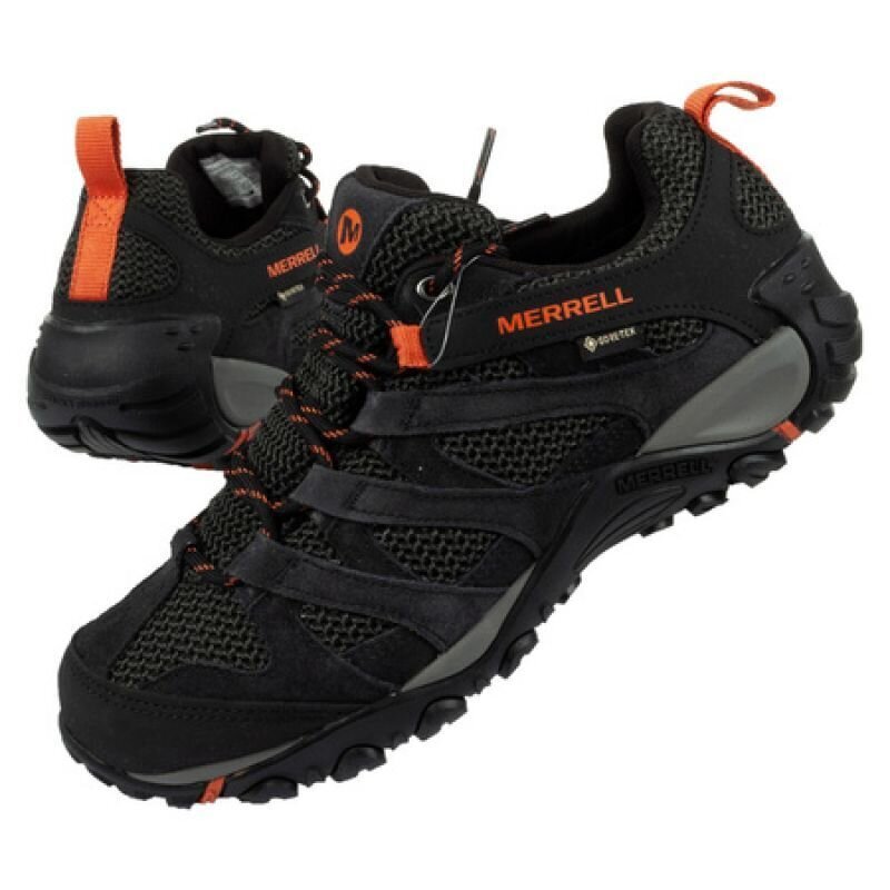 Žygio batai moterims Merrell Alverstone GTX W J500060, juodi kaina ir informacija | Aulinukai, ilgaauliai batai moterims | pigu.lt