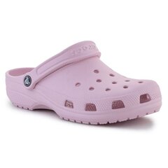 Klumpės moterims Crocs Classic Ballerina 10001-6GD, rožinės kaina ir informacija | Šlepetės moterims | pigu.lt