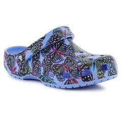 Klumpės moterims Crocs Classic Butterfly W 208257-5Q7, mėlynos kaina ir informacija | Šlepetės moterims | pigu.lt