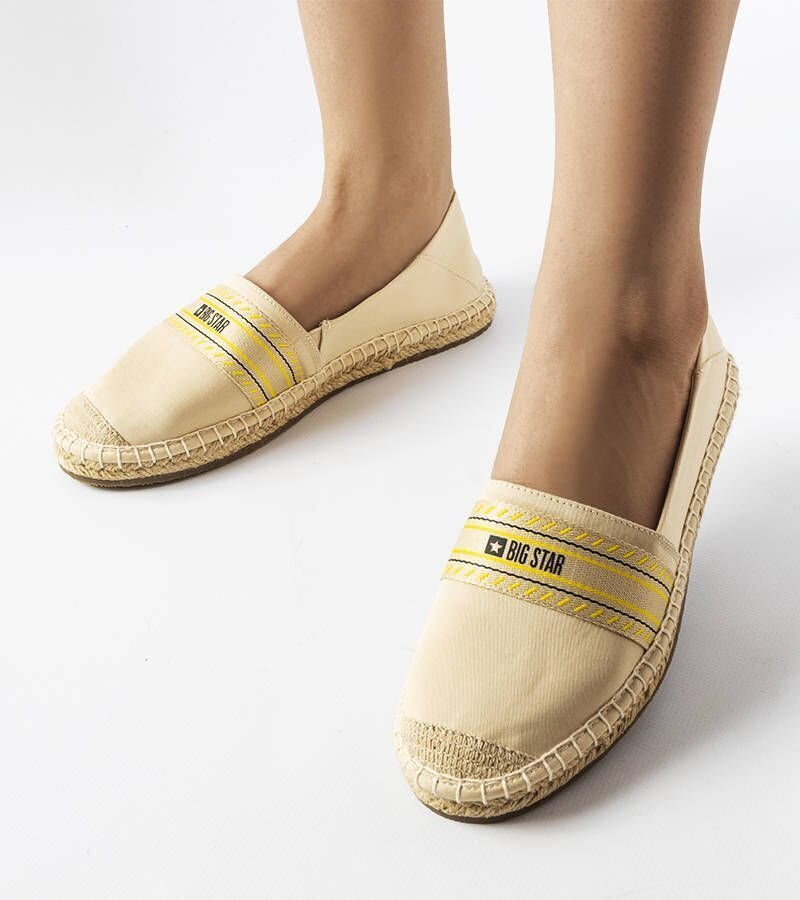 Espadrilės moterims Big Star GRM24121.2681, smėlio spalvos kaina ir informacija | Bateliai moterims  | pigu.lt