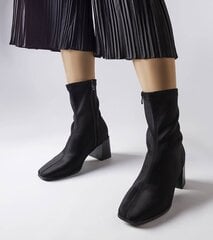 Aulinukai moterims Gemre GRM245002681, juodi kaina ir informacija | Aulinukai, ilgaauliai batai moterims | pigu.lt