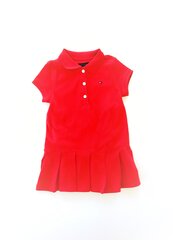 Suknelė mergaitėms Tommy Hilfiger, raudona цена и информация | Платья для девочек | pigu.lt