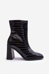 Aulinukai moterims Step In Style LKK184034.2683, juodi kaina ir informacija | Aulinukai, ilgaauliai batai moterims | pigu.lt