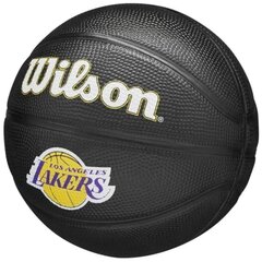 Krepšinio kamuolys Wilson Team Tribute Los Angeles Lakers Mini Ball Jr, 3 dydis цена и информация | Баскетбольные мячи | pigu.lt