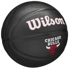 Krepšinio kamuolys Wilson Team Tribute Chicago Bulls Mini Ball Jr, 3 dydis kaina ir informacija | Krepšinio kamuoliai | pigu.lt