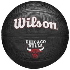 Krepšinio kamuolys Wilson Team Tribute Chicago Bulls Mini Ball Jr, 3 dydis kaina ir informacija | Krepšinio kamuoliai | pigu.lt